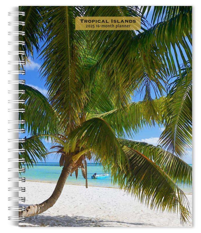 Browntrout Tropical Islands 2025 6 x 7.75 Engagement Planner