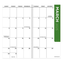 Load image into Gallery viewer, TF Publishing 2025-2026 Yellow Botanical Small Monthly Pocket Planner
