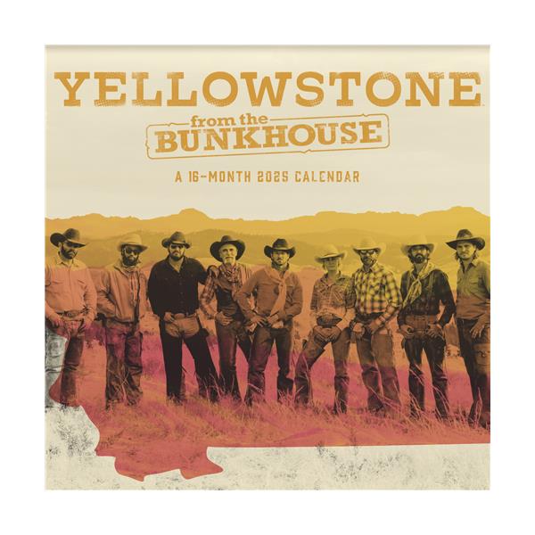 Trends International Yellowstone - From the Bunkhouse 2025 12 x 12 Wall Calendar