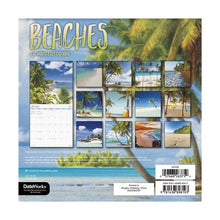 Load image into Gallery viewer, Trends International Beaches 2025 7 x 7 Mini Calendar
