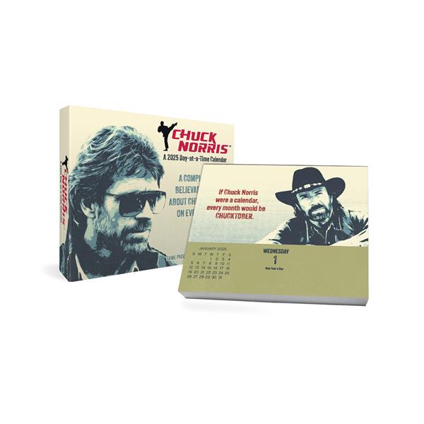 Trends International Chuck Norris 2025 Day-at-a-Time Box Calendar