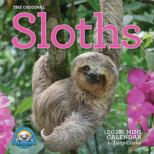 Load image into Gallery viewer, Workman Original Sloths 2025 Mini Calendar
