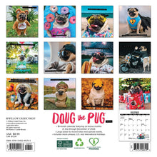 Load image into Gallery viewer, Willow Creek Doug the Pug 2025 7&quot; x 7&quot; Mini Wall Calendar
