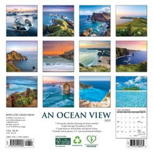 Load image into Gallery viewer, Willow Creek Ocean View 2025 7&quot; x 7&quot; Mini Wall Calendar
