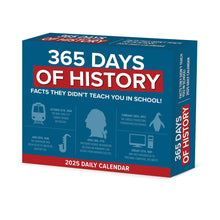 Load image into Gallery viewer, Willow Creek 365 Days of History 2025 6.2&quot; x 5.4&quot; Box Calendar
