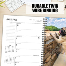 Load image into Gallery viewer, Willow Creek Doug the Pug 2025 6.5&quot; x 8.5&quot; Engagement Calendar
