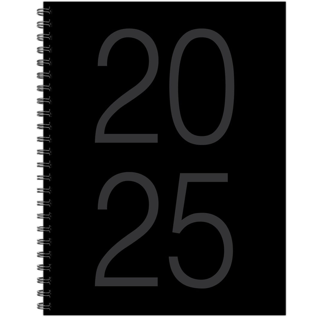 Willow Creek Black 2025 Weekly Planner