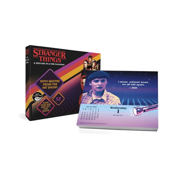 Trends International Stranger Things 2025 Day-at-a-Time Box Calendar