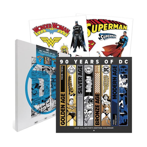 Trends International DC Comics 2025 Collector's Edition Calendar