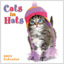 Load image into Gallery viewer, Sellers Publishing Cats In Hats 2025 7 x 7 Mini Calendar
