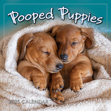 Load image into Gallery viewer, Sellers Publishing Pooped Puppies 2025 7 x 7 Mini Calendar
