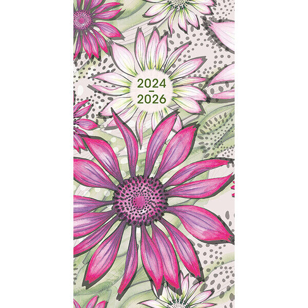 Sellers Publishing Coneflowers 2025 Two-Year-Plus Pocket Planner