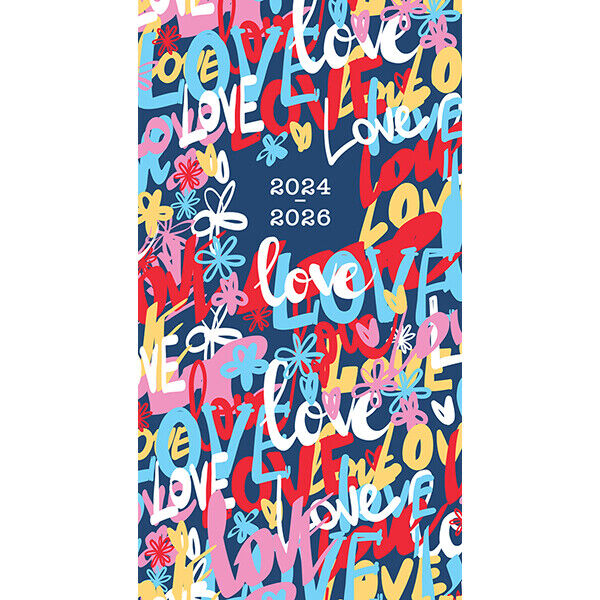 Sellers Publishing Love, Love, Love 2025 Two-Year-Plus Pocket Planner