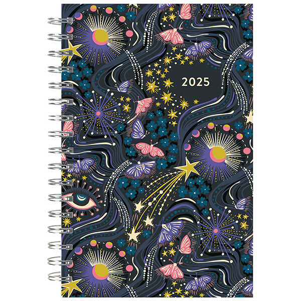 Sellers Publishing Sun, Moon, Sta 2025 Design Essentials 16-Month Weekly Planner