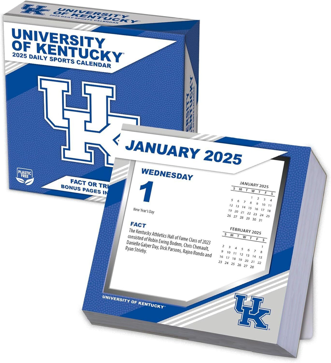 Turner Kentucky Wildcats 2025 Daily Box Calendar