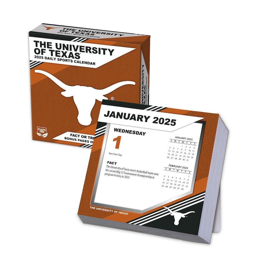 Turner Texas Longhorns 2025 Daily Box Calendar