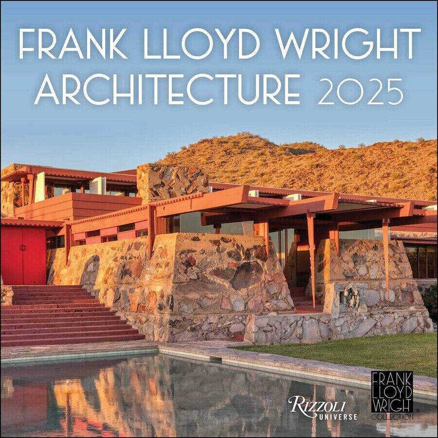 Universe Frank Lloyd Wright Architecture 12x12 2025 Wall Calendar