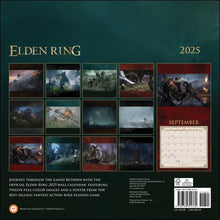 Load image into Gallery viewer, Universe Elden Ring 12x12 2025 Wall Calendar
