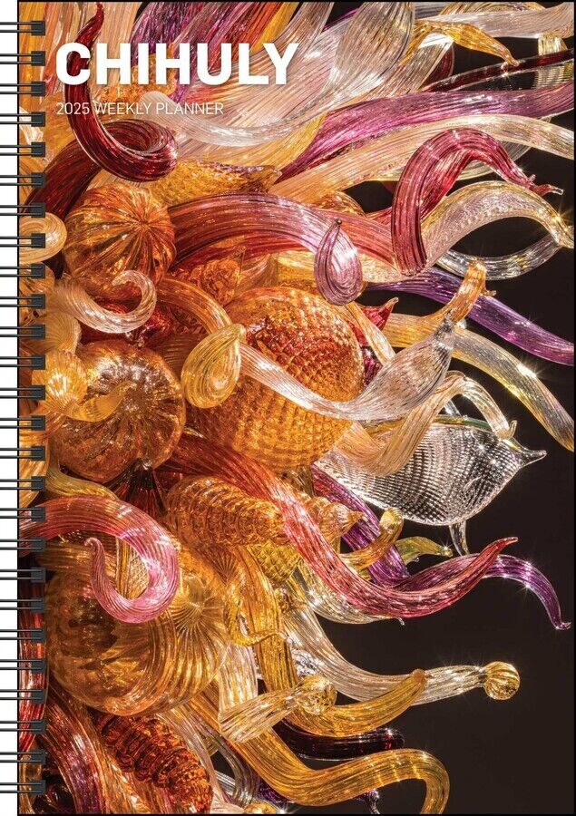 Harry Abrams Chihuly 12-Month 2025 Softcover Weekly Planner Calendar