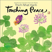 Load image into Gallery viewer, Amber Lotus Thich Nhat Hanh 12x12 2025 Wall Calendar
