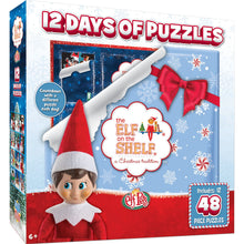 Load image into Gallery viewer, 12 Days of Elf on the Shelf Jigsaw Puzzles - Advent Calendar
