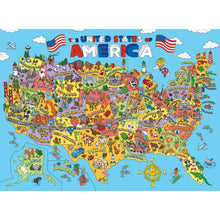 Load image into Gallery viewer, 101 Things to Spot in the USA 100 Piece Kids Jigsaw Puzzle
