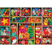 Load image into Gallery viewer, Sparkle &amp; Shine - Christmas Ornaments 500 Piece Glitter Jigsaw Puzzle
