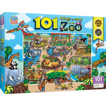 Load image into Gallery viewer, 101 Things to Spot at the Zoo - 101 Piece Jigsaw Puzzle
