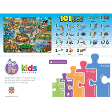 Load image into Gallery viewer, 101 Things to Spot at the Zoo - 101 Piece Jigsaw Puzzle
