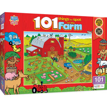 Load image into Gallery viewer, 101 Things to Spot on a Farm - 101 Piece Jigsaw Puzzle
