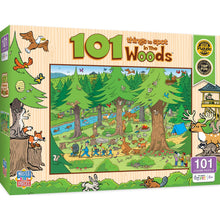 Load image into Gallery viewer, 101 Things to Spot in the Woods - 101 Piece Jigsaw Puzzle
