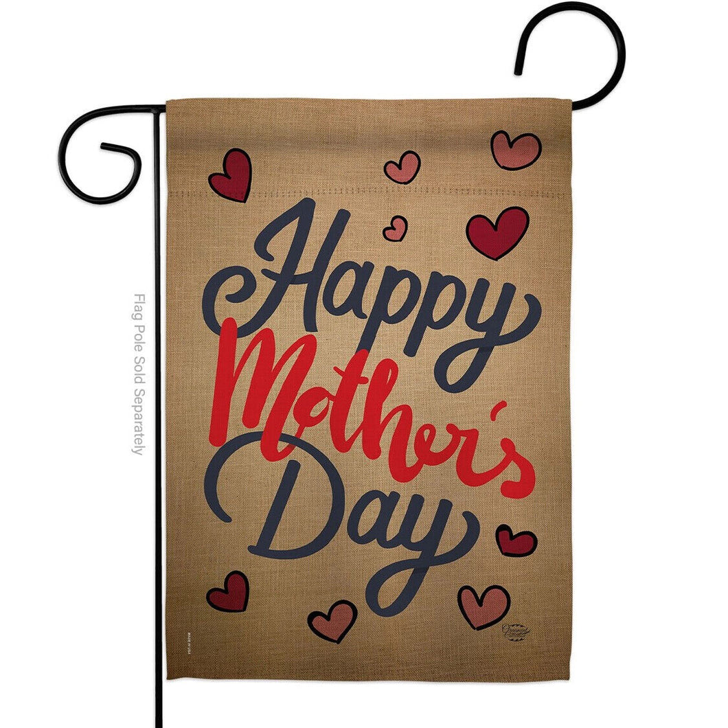 Two Group Flag Happy Mother's Day Family Mother Decor Flag