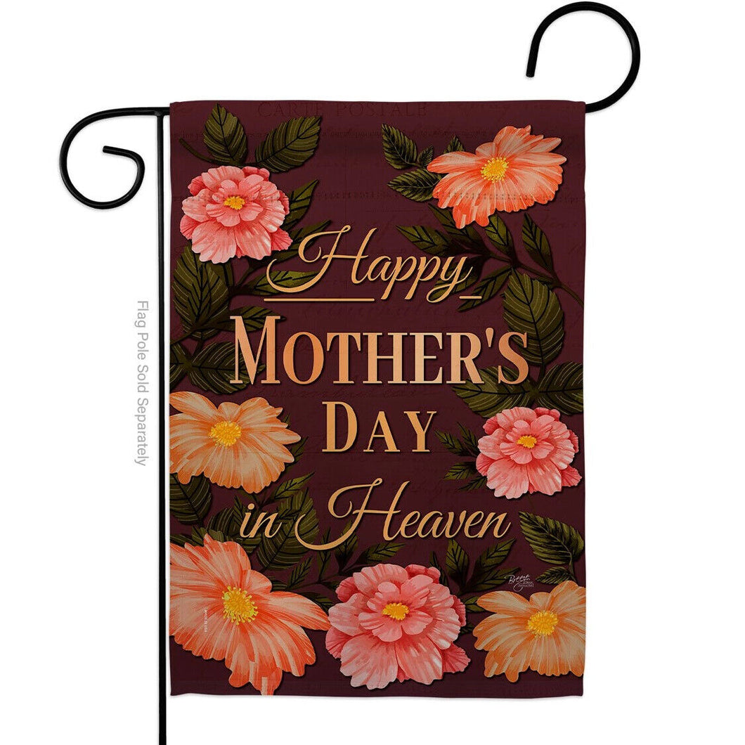 Two Group Flag Miss Mother In Heaven Family Day Floral Decor Flag