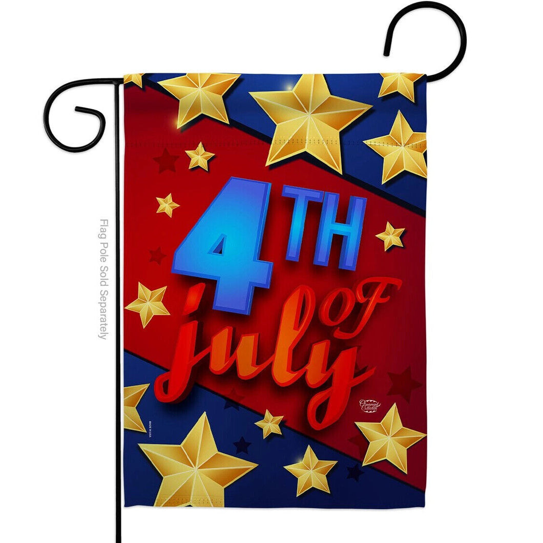 Two Group Flag 4th of July Stars Americana Fourth Decor Flag