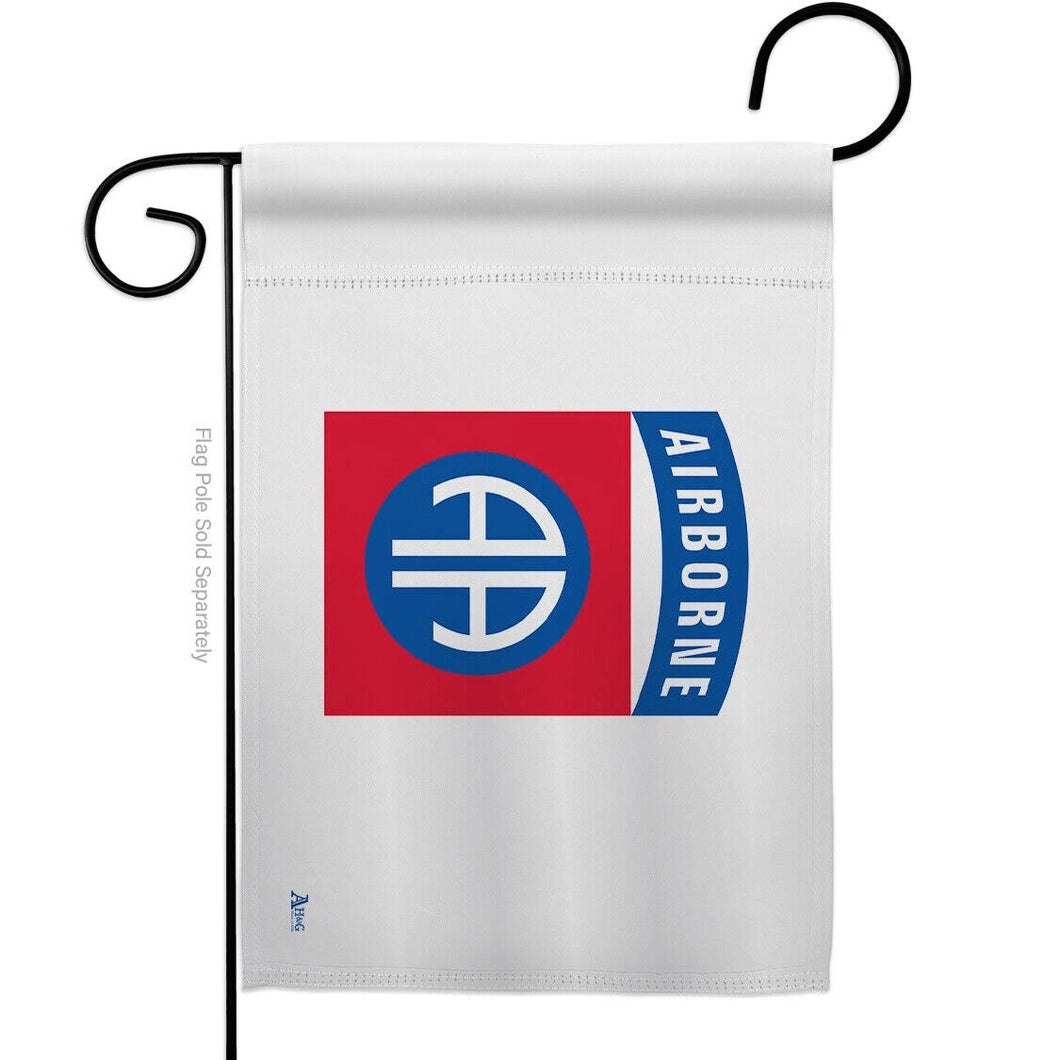 Two Group Flag 82nd. Airborne Armed Forces Military Army Decor Flag