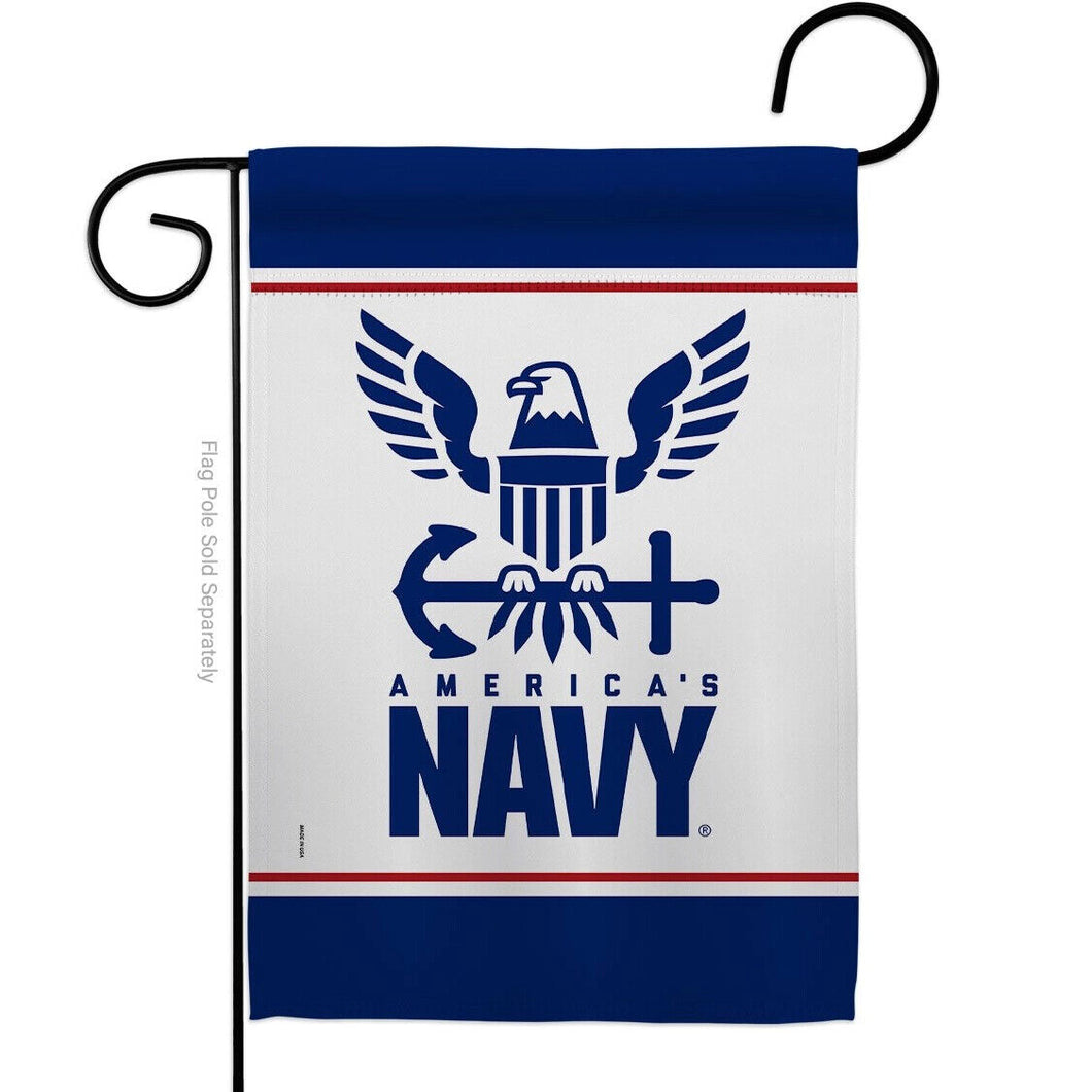 Two Group Flag America Navy Armed Forces Military Decor Flag