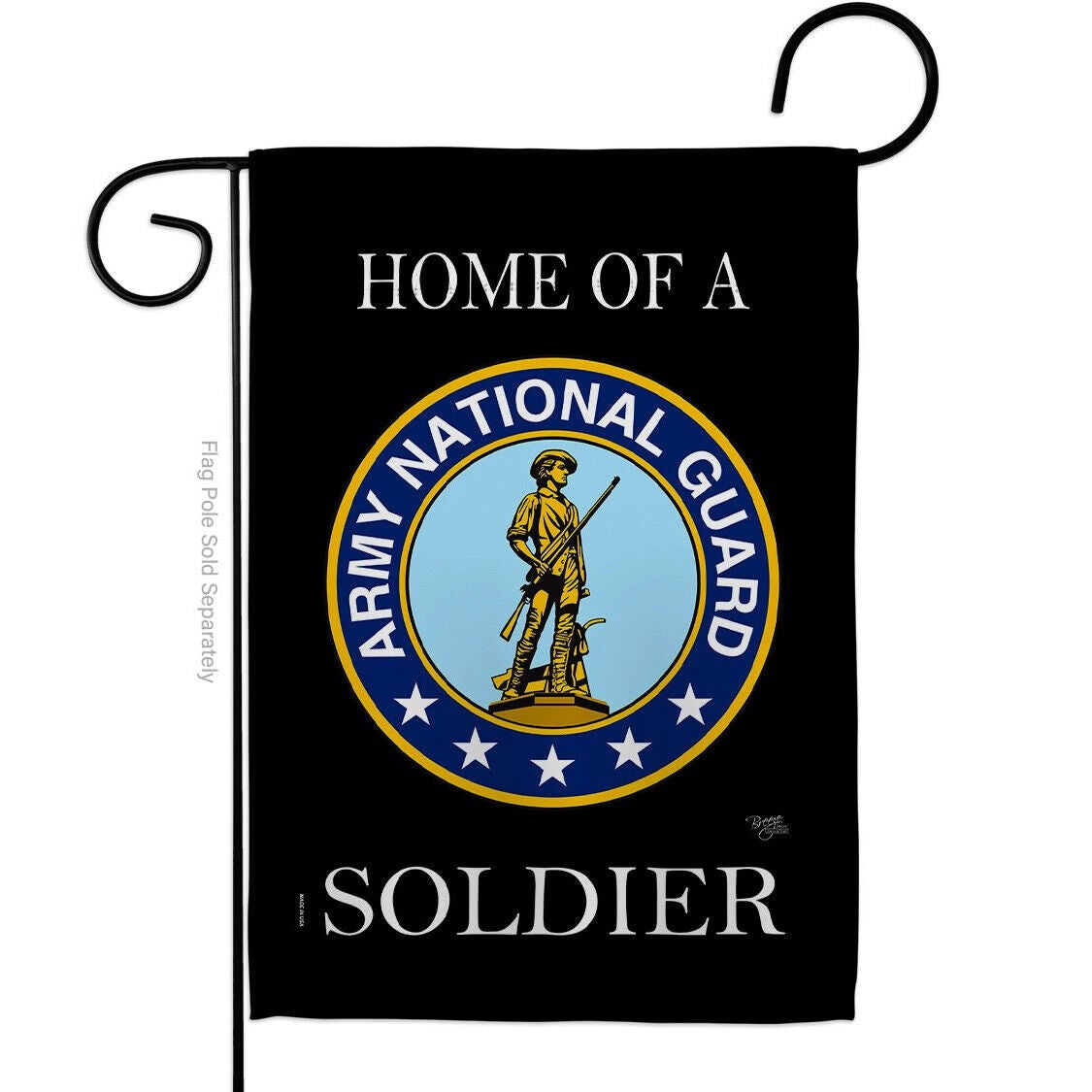 Two Group Flag Home of National Guard Soldier Military Army Decor Flag ...