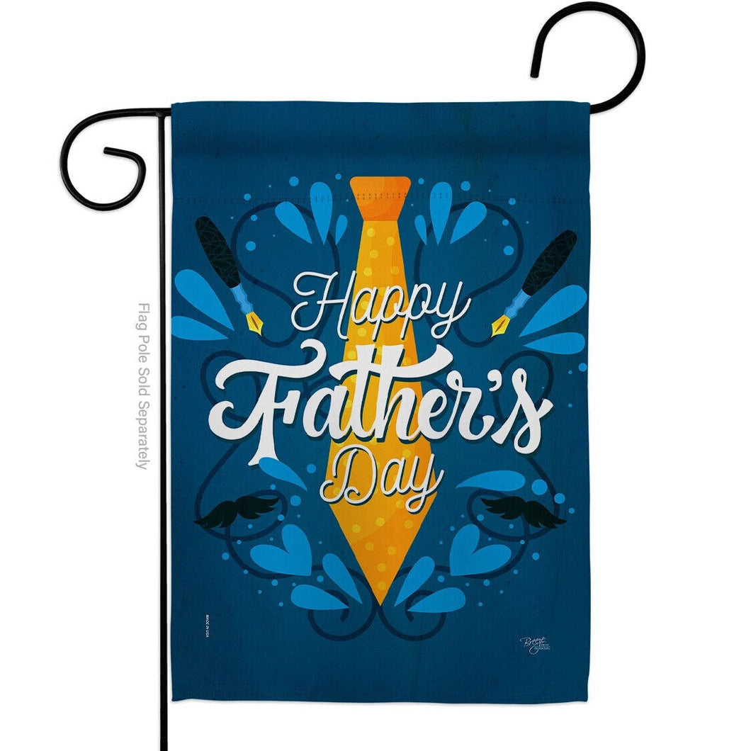 Two Group Flag Gift For Dad Family Father Day Decor Flag