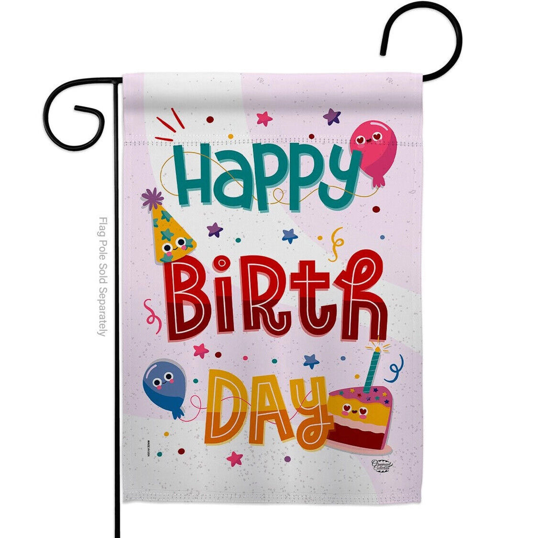 Two Group Flag Cute Birthday Celebration Decor Flag