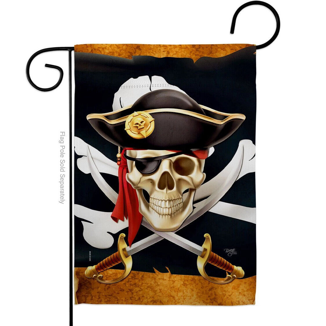 Two Group Flag Pirate Life Coastal Decor Flag