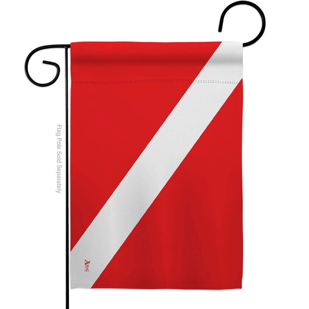 Two Group Flag Divers Flag Coastal Nautical Organization Decor Flag