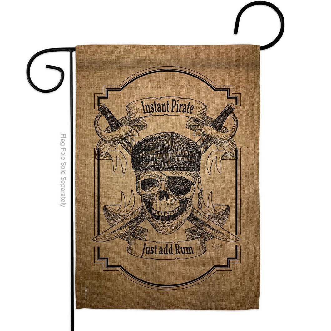 Two Group Flag Instant Pirate Coastal Humor Decor Flag