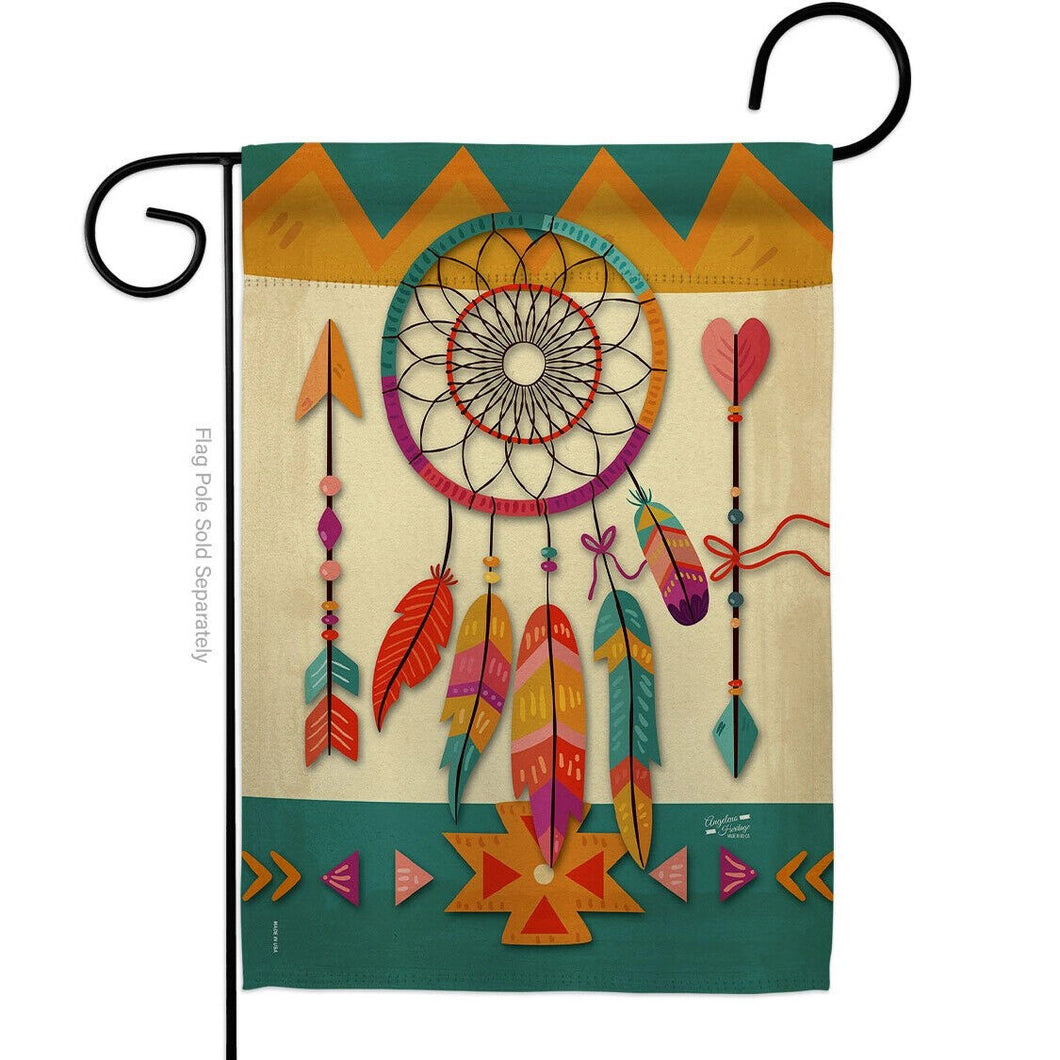 Two Group Flag Tribal Dreamcatcher Country Living Southwest Decor Flag