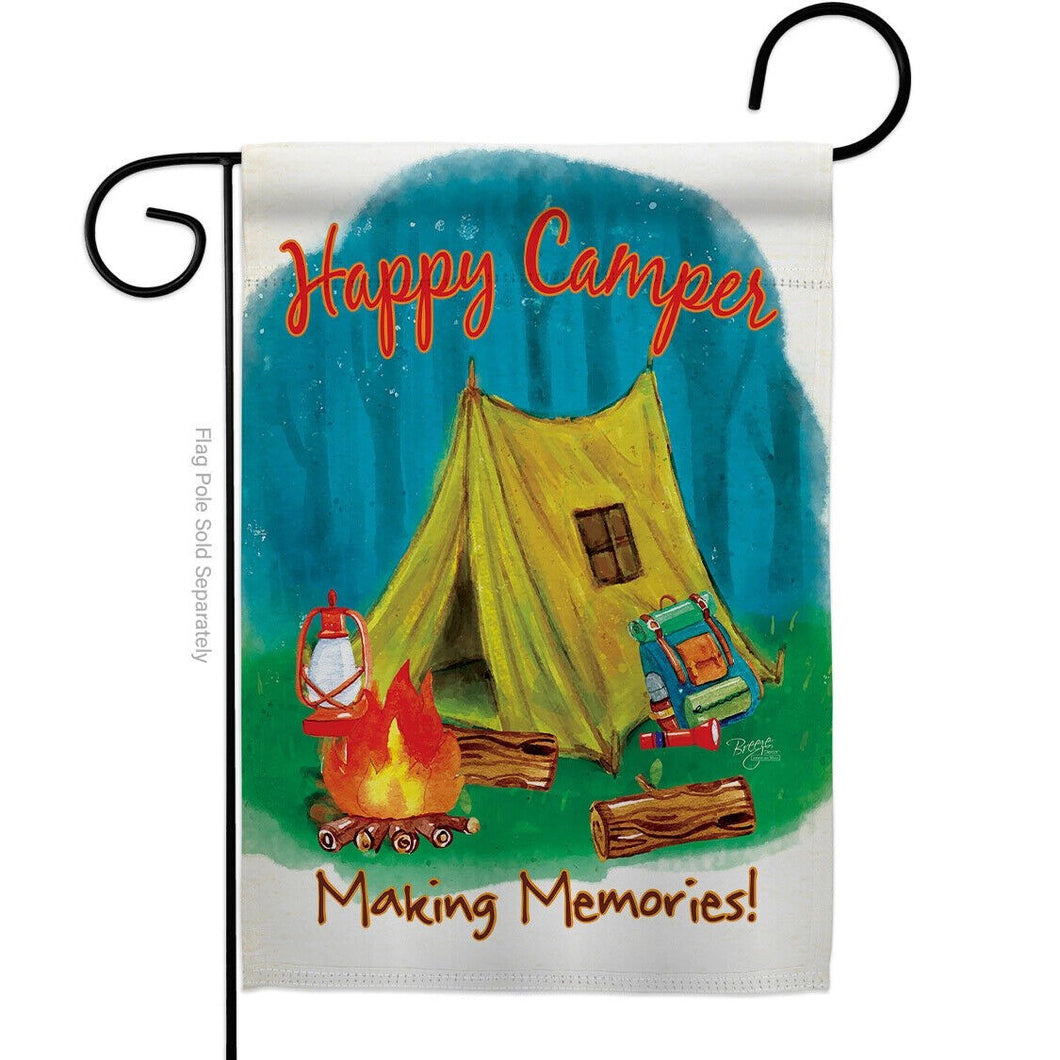 Two Group Flag Making Memories Outdoor Camping Decor Flag