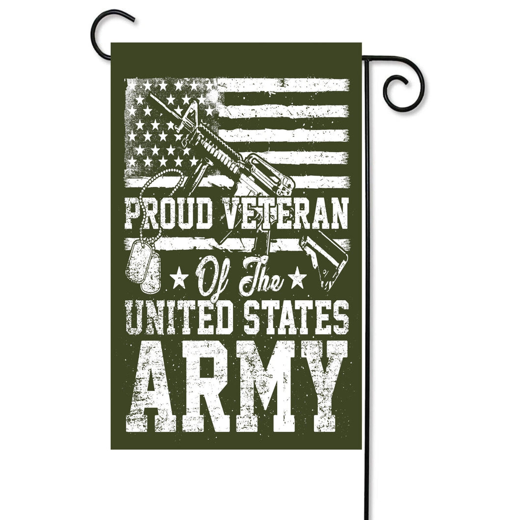 Flags Galore Proud Army Vet Garden Flag