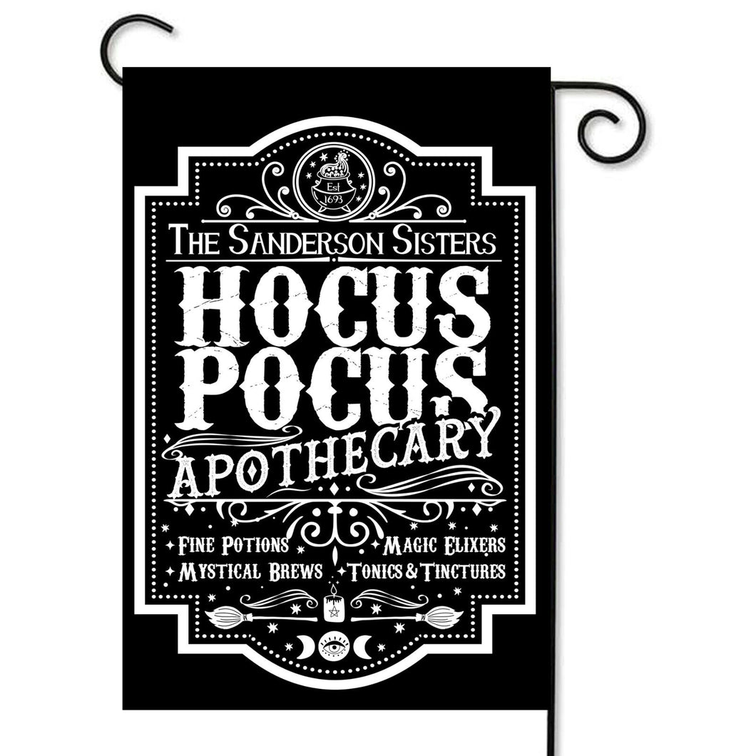 Flags Galore Hocus Pocus Apothocary Garden Flag Halloween