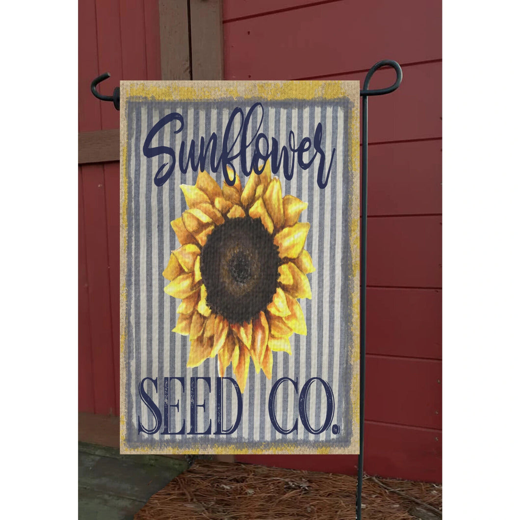 Flags Galore Sunflower Seed Company Garden Flag