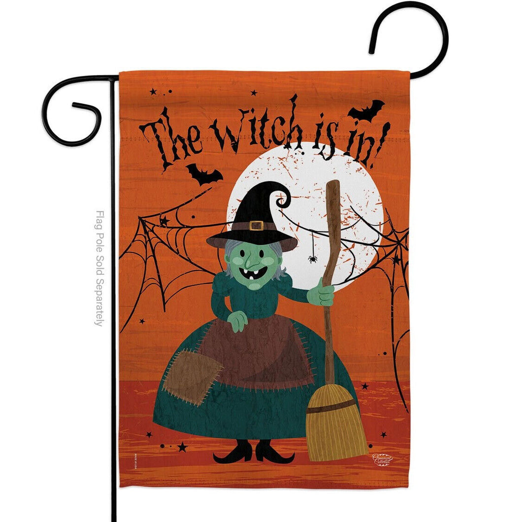 Two Group Flagitch is in! Falltime Halloween Decor Flag