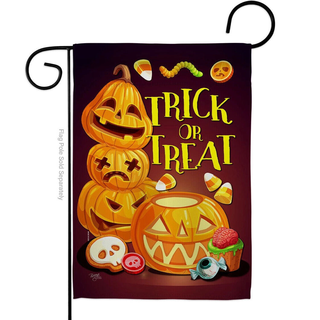 Two Group Flag Spooky Sweet Falltime Halloween Decor Flag