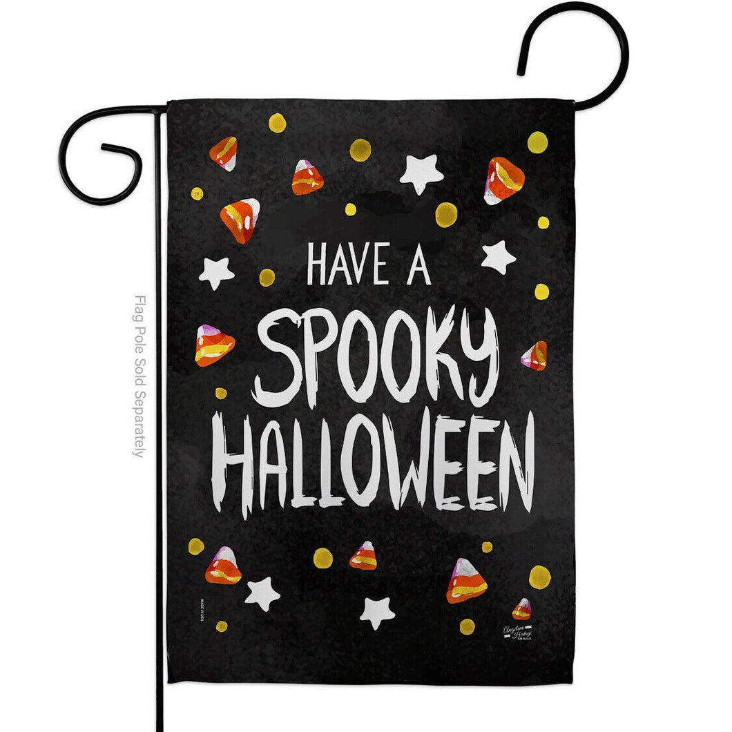 Two Group Flag Spooky Halloween Falltime Sweet Decor Flag